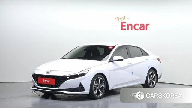 Hyundai Avante (CN7) 2022 Белый из Кореи