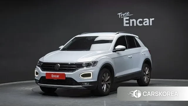 Volkswagen T-Roc 2021 Белый из Кореи