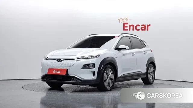 Hyundai Kona Electric 2019 Белый из Кореи