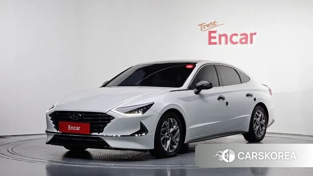 Hyundai Sonata (DN8) 2019 Белый из Кореи
