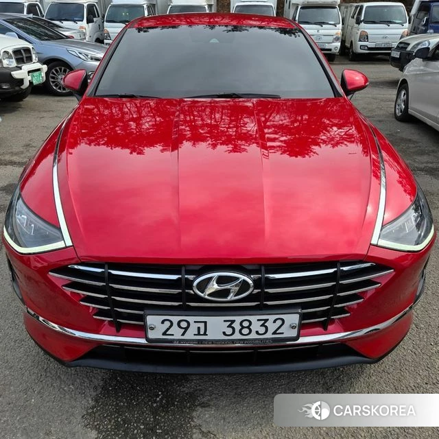 Hyundai Sonata (DN8) 2019 Красный из Кореи