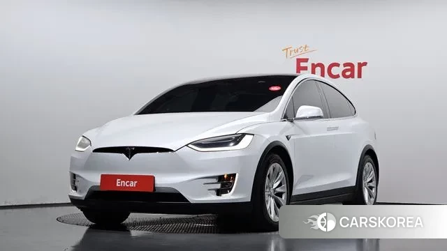 Tesla Model X 2019 Белый из Кореи