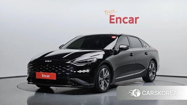 Kia K8 Hybrid 2021 Черный из Кореи
