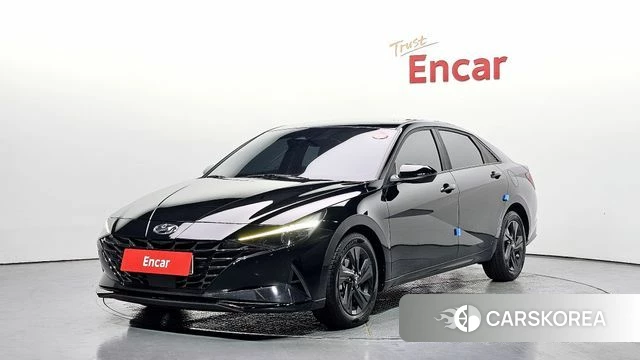 Hyundai Avante (CN7) 2022 Черный из Кореи