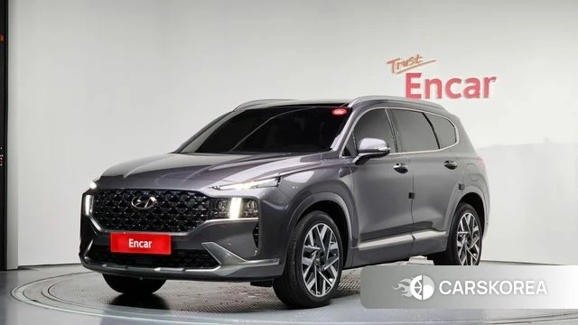 Hyundai The New Santa Fe 2023 Серый из Кореи