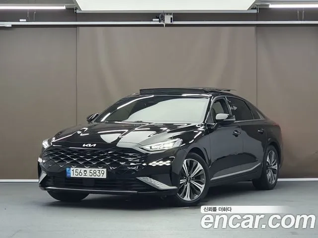 Kia K8 Hybrid 2021 Черный из Кореи
