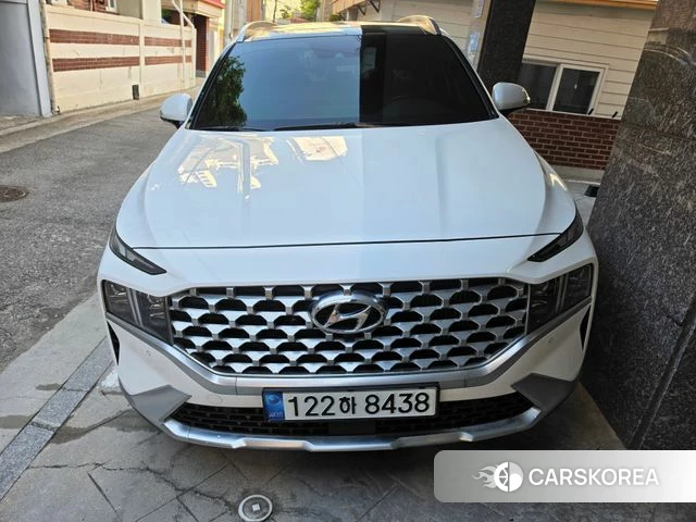 Hyundai The New Santa Fe 2021 Белый из Кореи