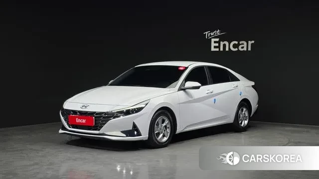 Hyundai Avante (CN7) 2021 Белый из Кореи