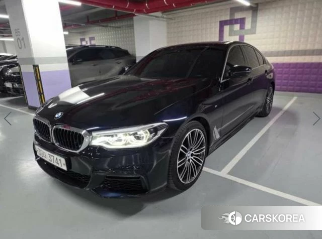 BMW 5 Series (G30) 2019 Черный из Кореи