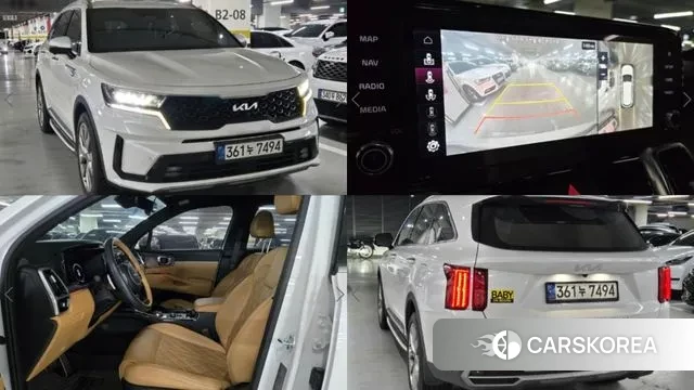 Kia Sorento 4th Generation 2022 Белый из Кореи