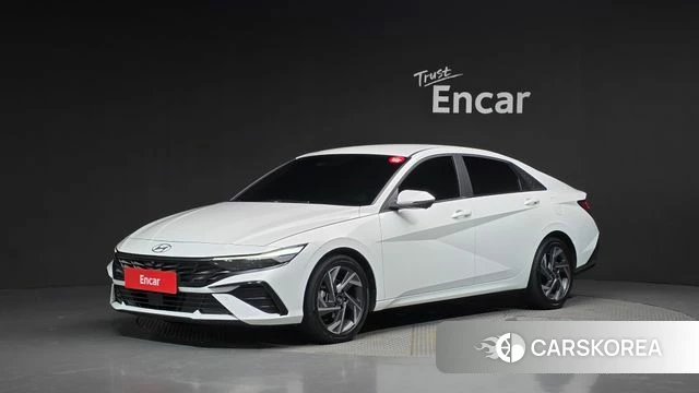Hyundai The New Avante (CN7) 2023 Белый из Кореи