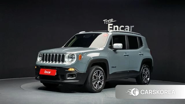 Jeep Renegade 2018 Серебристо-серый из Кореи