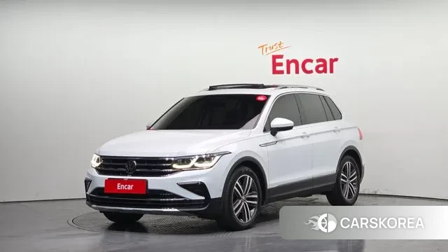 Volkswagen Tiguan second Generation 2023 Белый из Кореи