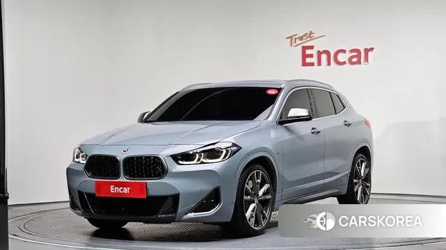 BMW X2 (F39) 2022 Светло-серебряный цвет из Кореи