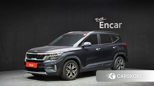 Kia Seltos 2021 Серый из Кореи