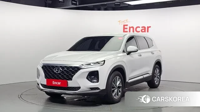 Hyundai Santa Fe TM 2019 Белый из Кореи