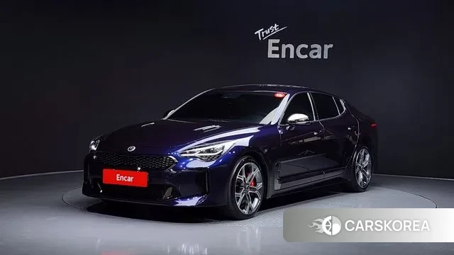 Kia Stinger 2019 Синий из Кореи