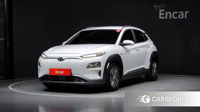 Hyundai Kona Electric 2018 Белый из Кореи