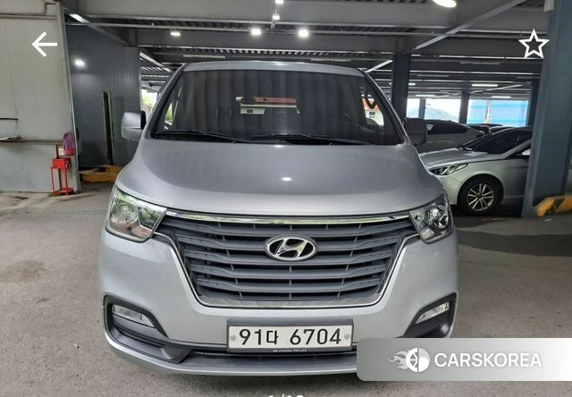 Hyundai The New Grand Starex 2021 Серебристо-серый из Кореи