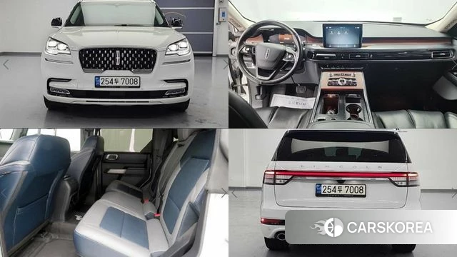 Lincoln Aviator 2nd generation 2021 Белый из Кореи