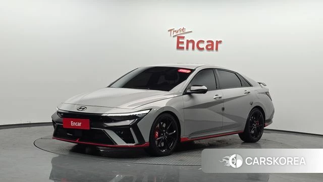 Hyundai The New Avante (CN7) 2025 Серебристо-серый из Кореи