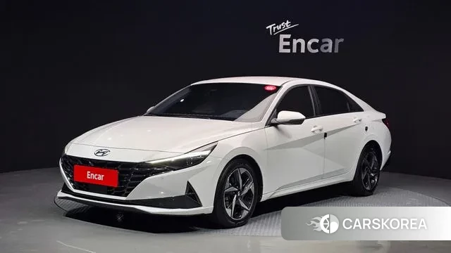 Hyundai Avante (CN7) 2020 Белый из Кореи