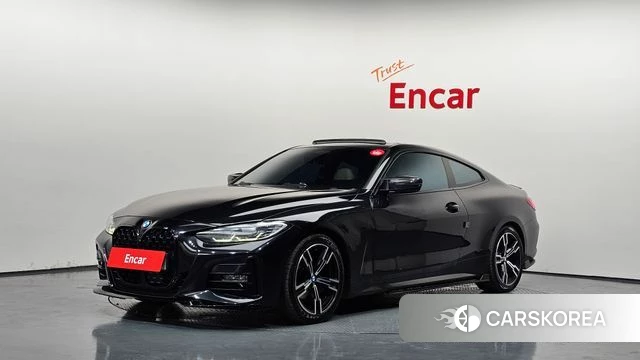 BMW 4 Series (G22) 2021 Черный из Кореи