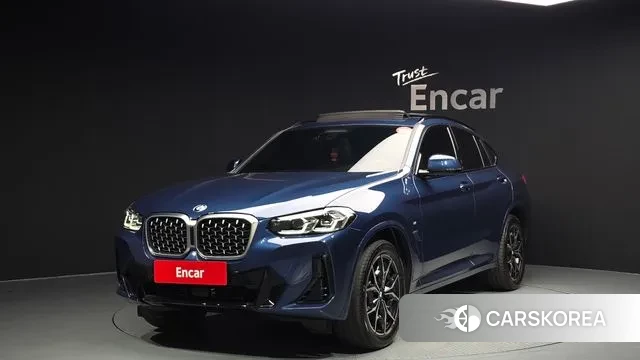 BMW X4 (G02) 2022 Синий из Кореи