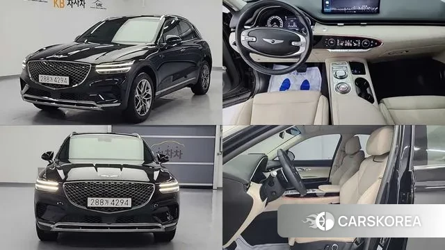 Genesis GV70 2021 Черный из Кореи