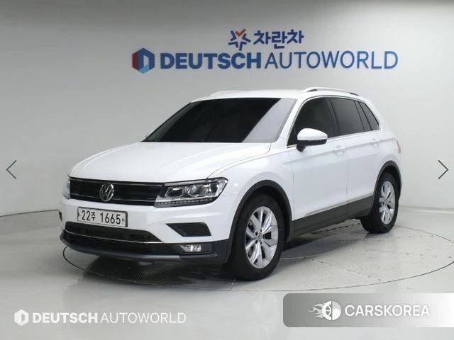 Volkswagen Tiguan second Generation 2018 Белый из Кореи