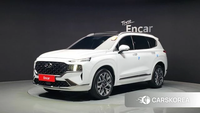 Hyundai The New Santa Fe 2023 Белый из Кореи