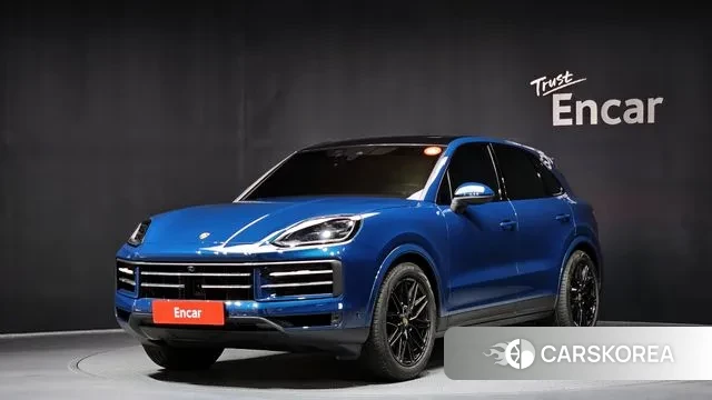 Porsche Cayenne (PO536) 2024 Синий из Кореи