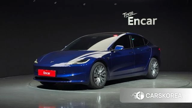 Tesla Model 3 2024 Синий из Кореи