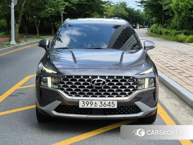 Hyundai The New Santa Fe 2022 Серый из Кореи