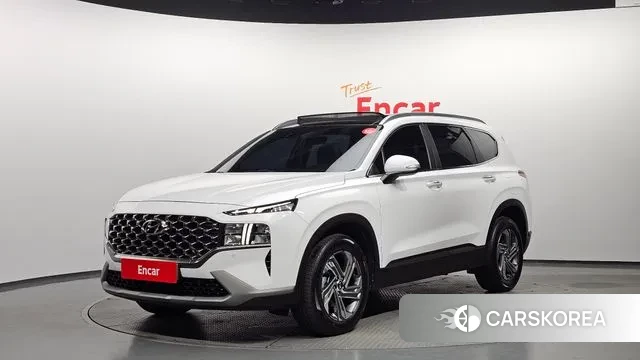 Hyundai The New Santa Fe 2022 Белый из Кореи