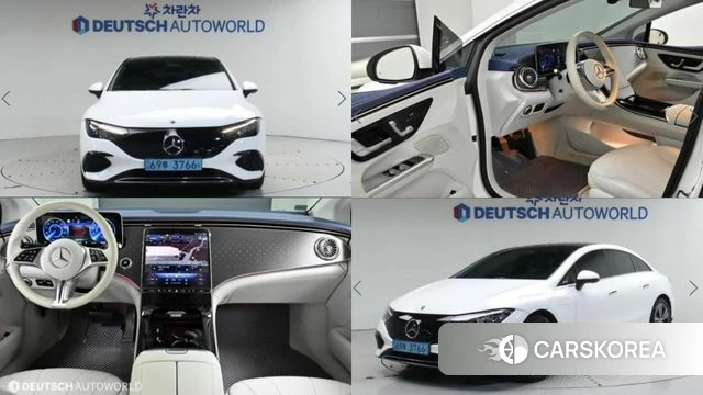 Mercedes-Benz EQE V295 2023 Белый из Кореи