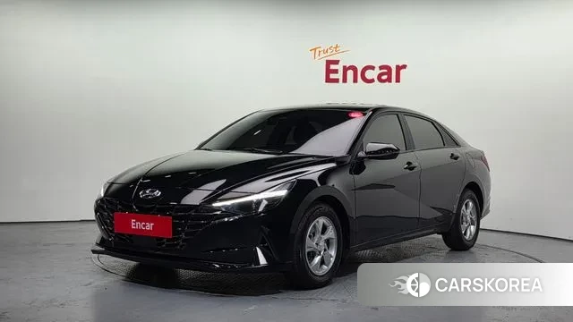 Hyundai Avante (CN7) 2022 Черный из Кореи