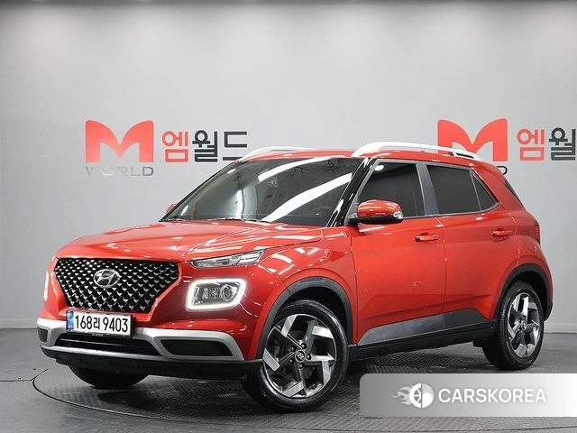 Hyundai Venue 2021 Красный из Кореи