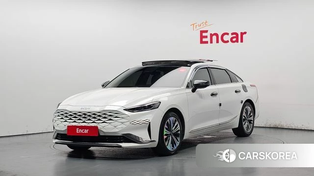 Kia K8 Hybrid 2021 Белый из Кореи