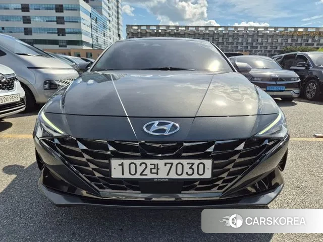 Hyundai Avante (CN7) 2022 Серый из Кореи