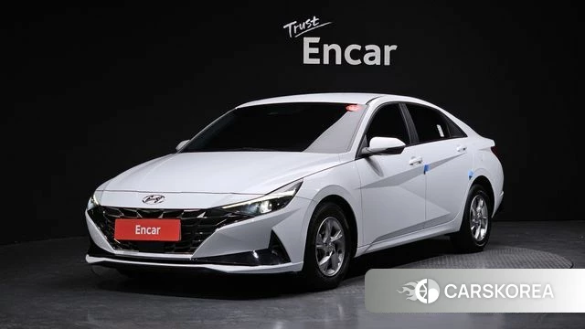 Hyundai Avante (CN7) 2021 Белый из Кореи