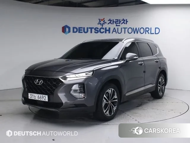 Hyundai Santa Fe TM 2018 Серый из Кореи