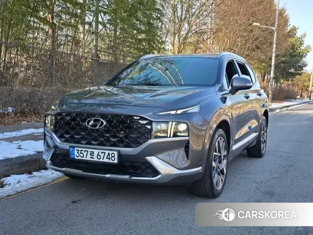 Hyundai The New Santa Fe 2021 Серый из Кореи