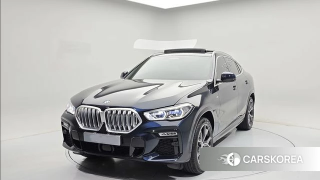 BMW X6 (G06) 2021 Черный из Кореи