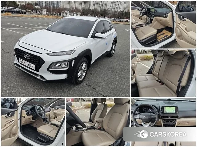 Hyundai Kona 2019 Белый из Кореи