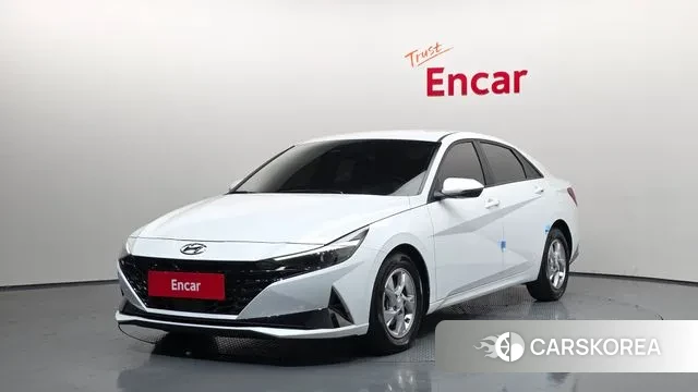 Hyundai Avante (CN7) 2021 Белый из Кореи