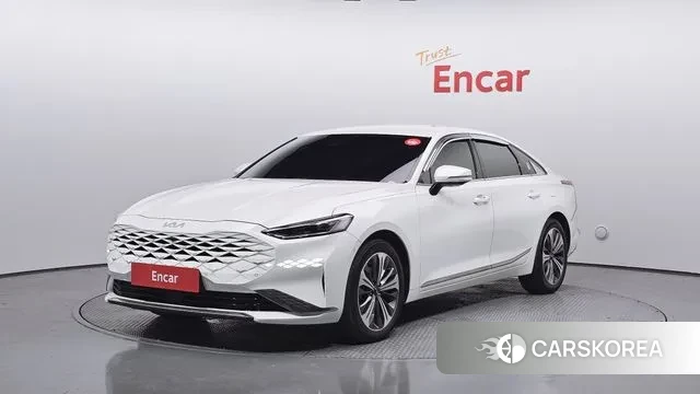 Kia K8 Hybrid 2023 Белый из Кореи