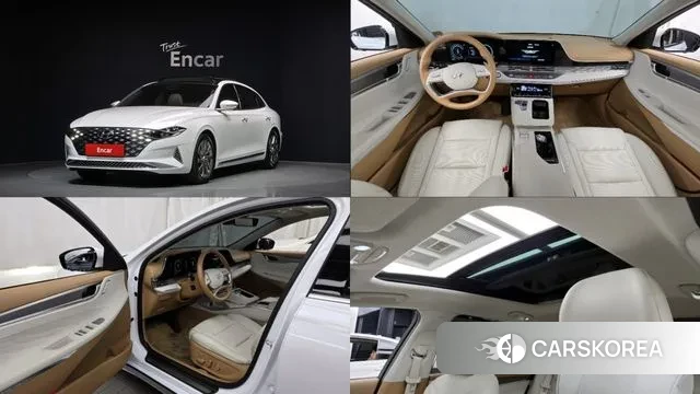 Hyundai The New Grandeur IG Hybrid 2020 Белый из Кореи