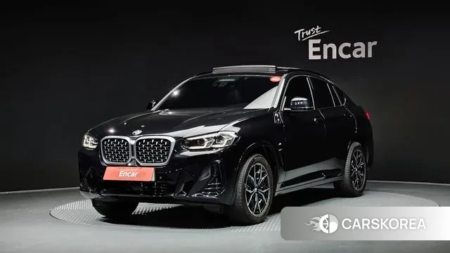 BMW X4 (G02) 2022 Черный из Кореи