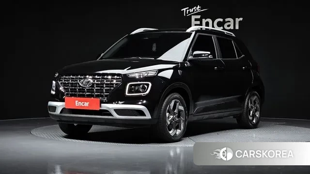 Hyundai Venue 2023 Черный из Кореи